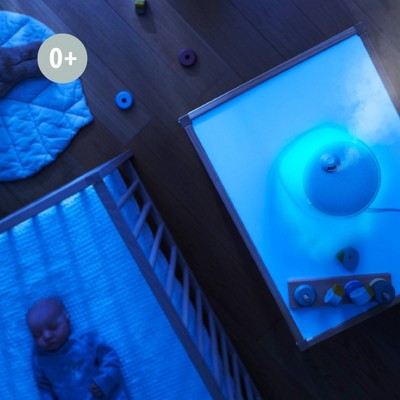 White BPA-Free Ultrasonic Humidifier with Night Light