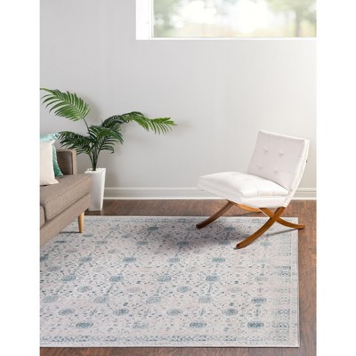 Unique Loom Timeless Florence Border Indoor Woven Area Rug