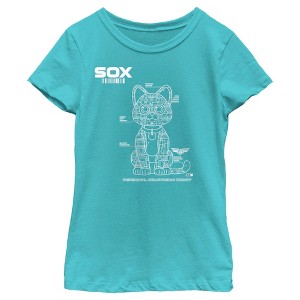 Girl's Lightyear Sox Blueprint T-Shirt - 1 of 4