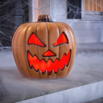20 in Halloween Classics Plug-in LED Spooky Jack-O-Lantern The Home Accents Holiday