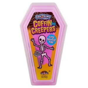 Cra-Z-Slimy Halloween Coffin Pink Creepers - 1 of 4