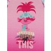 Girls' Dreamworks Trolls You Got This Poppy Nightgown Sleep Pajama Shirt Pink - 2 of 4