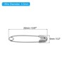 Unique Bargains Metal DIY Blankets Crafts Brooch Making Home Sewing Nickle Plated Safety Pins 400 Pcs - 2 of 4