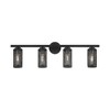 Livex Lighting Industro 4 - Light Vanity in  Black/Brushed Nickel - 4 of 4