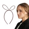 Unique Bargains Women's Cute Frosted Rabbit Headbands 1 Pc - 2 of 4