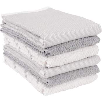 KAF Home Kitchen Towels, Set of 4 Absorbent, Durable and Soft Towels | Perfect F