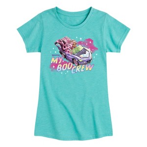 Girls' - Mattel - My Boo Crew Racecar Fitted Short Sleeve Graphic T-Shirt - 1 of 3
