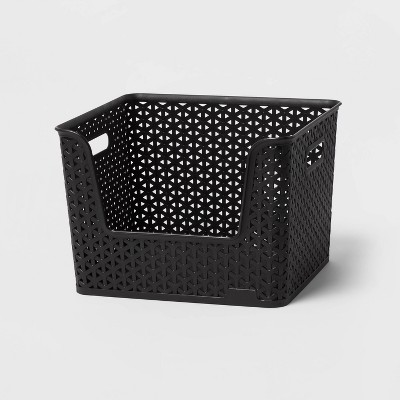 Y-Weave Easy Access Storage Bin Black - Room Essentials&#8482;