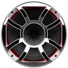 Wet Sounds REV 12 HD 12" Horn Loaded Compression Driver Tower Speakers with XS Grills & Stainless MINI Swivel Clamps, 400 Watts RMS, White, Pair - 4 of 4