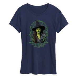 Women's - Wicked - Art Noveau Elphaba Short Sleeve Graphic T-Shirt - 1 of 4