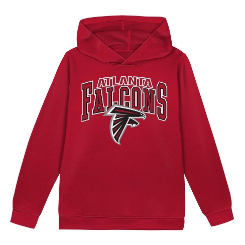 Nfl Atlanta Falcons Toddler Boys Poly Fleece Hooded Sweatshirt Target