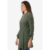 Woman Within Open Front Pointelle Cardigan - 4 of 4