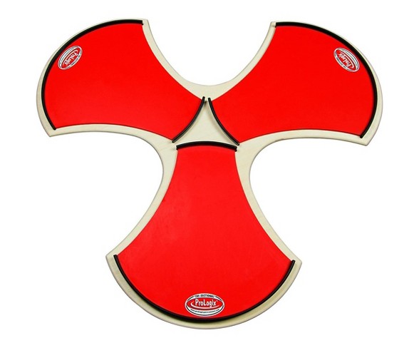 ProLogix Percussion Tri-Sectional Practice Pad Red Logix