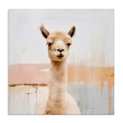 Stupell Industries Rustic Llama Portrait, 17" x 17"