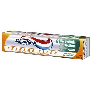 Aquafresh Extreme Clean Pure Breath Action Toothpaste - 5.6 oz - 1 of 3