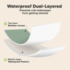 KeaBabies Isla Waterproof Crib Sheets for Boys, Girls, 2pk Baby Fitted Crib Sheet, Waterproof Crib Mattress Protector Sheets - 3 of 4