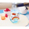 Silver Buffalo Sanrio Hello Kitty Rainbow Peek Stemless Wine Glass | Holds 20 Ounces - 4 of 4