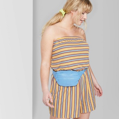 wild fable striped jumpsuit