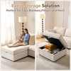 Dyonery Oversized Modular Sectional Sofa, Large L Shaped Sleeper Couch for Living Room, Convertible Modular Sofa Couch with Storage Ottoman - 4 of 4