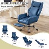 DYHOME Multi-Position Office Chair - PU Leather with Foldable Arms & Lumbar Support, Ergonomic for Home Office, Christmas Gift - 2 of 4