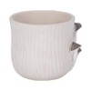 Handcrafted Cement Planter with Textured Tree Trunk Design and Mushroom Accents - Decorative Pot for Indoor and Outdoor Spaces - 4 of 4
