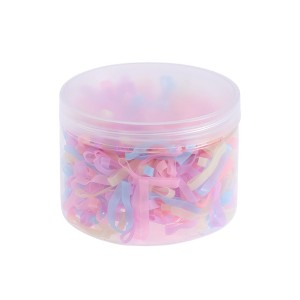 Unique Bargains Women Fashion Hair Rope Jell color 500 Pcs - 1 of 4