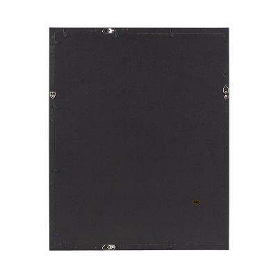 Black Polystyrene 16x20 Picture Frame Set with Glass Cover