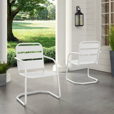 white metal chairs target