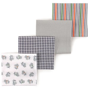 Little Treasure Luvable Friends Flannel Receiving Blankets 4pk - 1 of 1