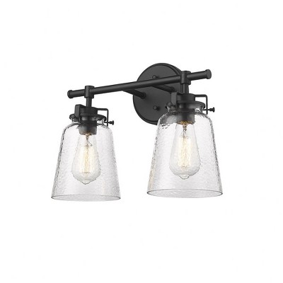 Millennium Lighting Amberose 2 - Light Vanity in  Matte Black