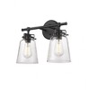 Millennium Lighting Amberose 2 - Light Vanity in  Matte Black - 3 of 4