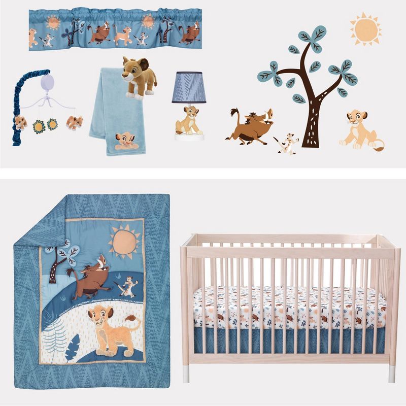 Disney Baby Lambs &#38; Ivy Lion King Adventure Baby Crib Bedding Set - 3pc, 2 of 10