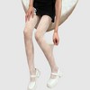 Anna-Kaci Women's 3-Piece Set Bow Pattern Mesh Tights with Soft Stretch Knit, Intricate Allover Detail, and Sheer Finish - 2 of 3