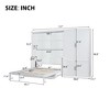 Queen Size Murphy Bed Wall Bed with Closet - ModernLuxe - 3 of 4