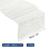 Unique Bargains Party Wedding Polyester Flexible Cutting Delicate Edges Sequin Table Runner 2 Pcs - 2 of 3