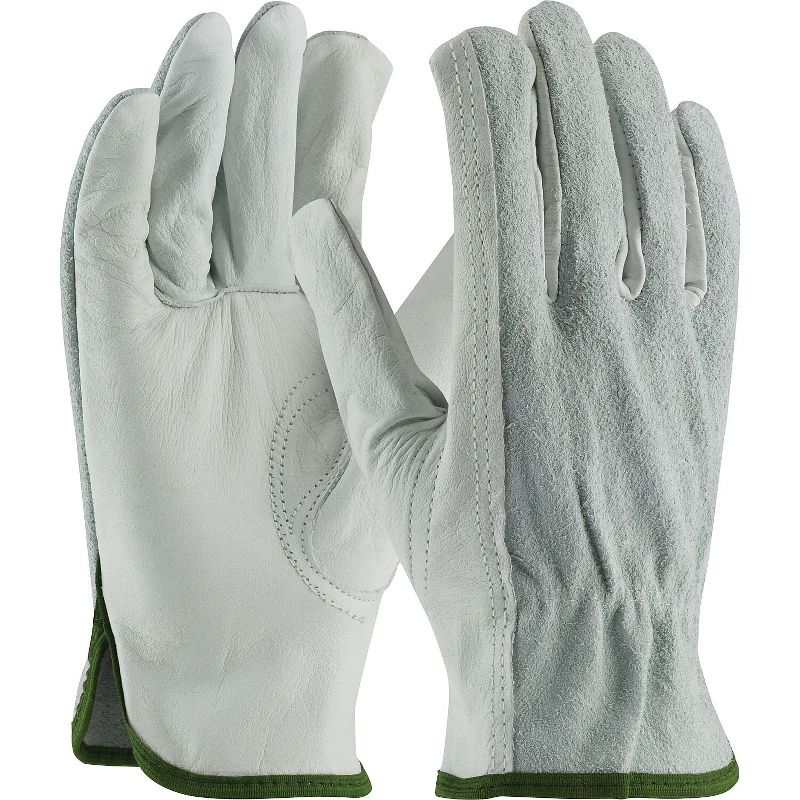 PIP 68-PK-161SB Leather Gloves Medium Gray 1/Pair (179956), 2 of 3