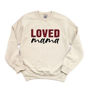 Simply Sage Market Women's Graphic Sweatshirt Loved Mama - 1 of 4