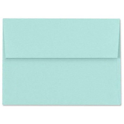 LUX A1 Invitation Envelopes 3 5/8 x 5 1/8 50/Box Seafoam LUX-4865-113-50