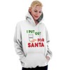 I Put Out For Santa Christmas Cookies Hoodie Sweatshirt Women Men Brisco Brands - 3 of 4