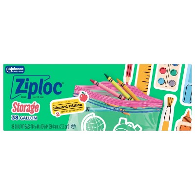 Ziploc Gallon Food Storage Bags - 38ct - Target Exclusive BTS Designs