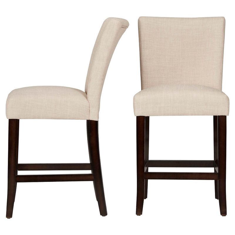 Set of 2 24" Quinby Counter Height Barstools Wood - Inspire Q, 3 of 10