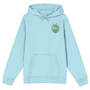 Rick & Morty Portal Art Adult Black Long Sleeve Hooded Sweatshirt - 1 of 4