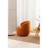 CAVINAS 360 Degree Swivel Chairs, Fabric Barrel Chair, Swivel Accent Chair, Single Sofa Chair, Round Armchair for Living Room, Bedroom - 4 of 4