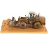 CAT Caterpillar 966M Wheel Loader with Operator (Dirty Version) "Weathered" Series 1/50 Diecast Model by Diecast Masters - 4 of 4