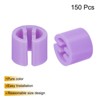 Unique Bargains Plastic Reusable Clothes Hanger Size Markers 150 Pcs - 3 of 4