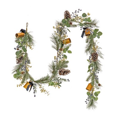 HGTV Swiss Chic Decorated Christmas Artificial Garland