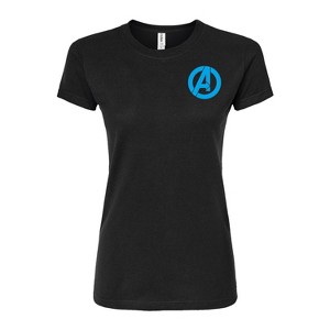 Women's - Marvel - Avengers Black Widow Comic Juniors Fitted Graphic T-Shirt - 1 of 3
