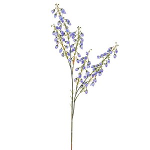 Allstate Floral Baby Blossom Artificial Floral Spray - 27" - Blue - 1 of 3