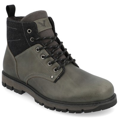 Territory Redline Tru Comfort Foam Water Resistant Plain Toe Lace-up Ankle  Boot, Grey 9.5 : Target