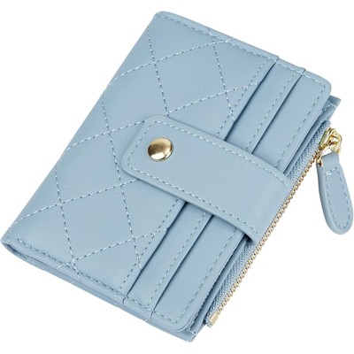FATMOON Women’s Bifold Leather Wallet with Zip Coin Pocket - Easy to Use Card Holder for Credit Cards, ID, Cash & Coins